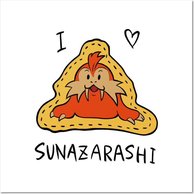 I Heart Sunazarashi Wall Art by Nicole Nichols